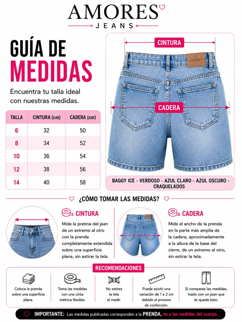 Guía de tallas Baggy Ice