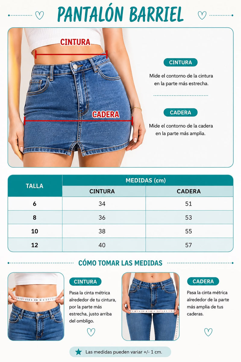 Guía de tallas Baggy Barriel